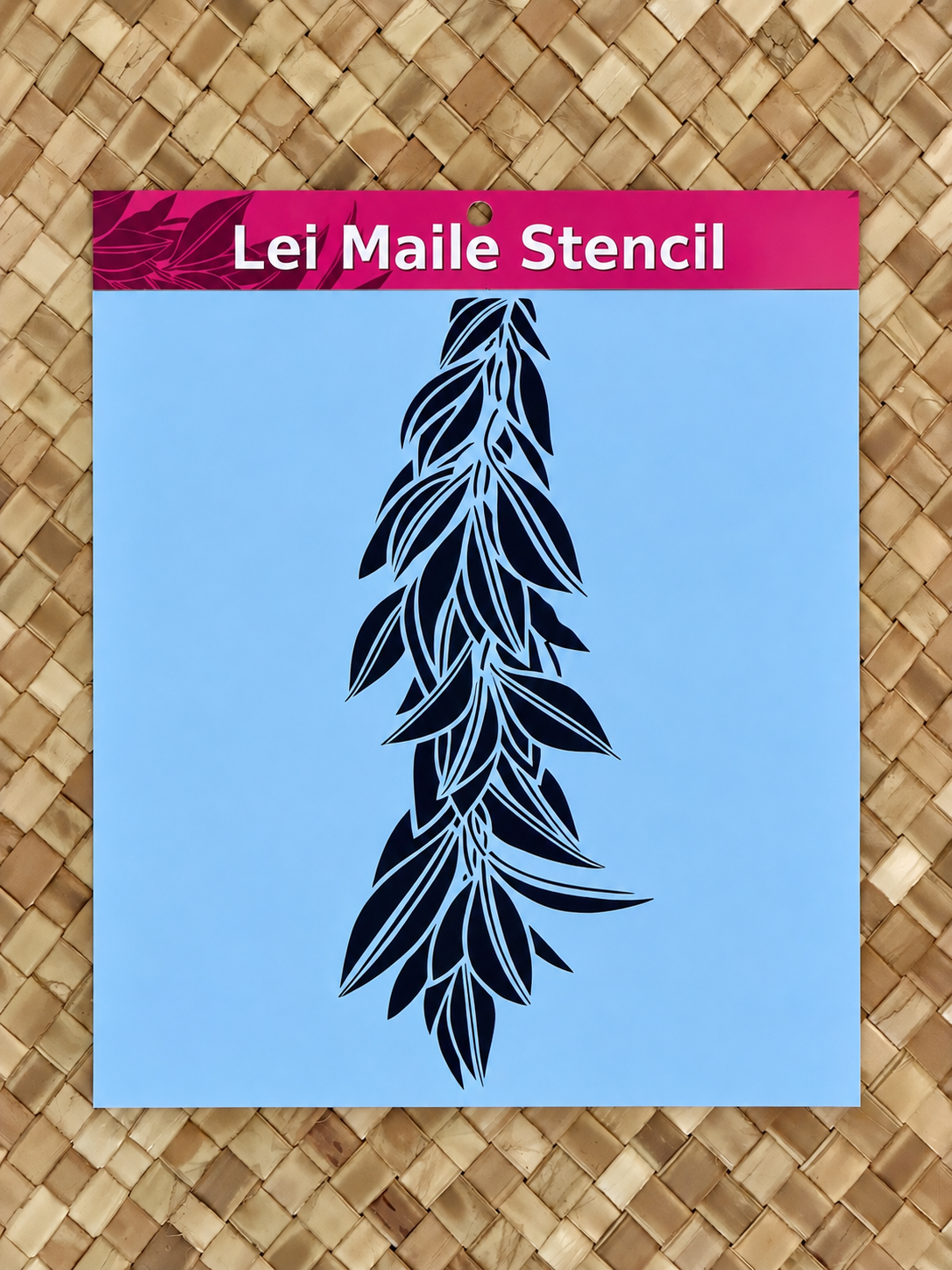 Lei Maile Stencil
