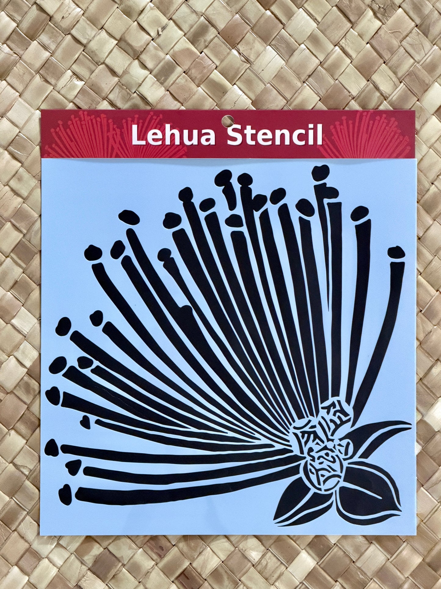 Lehua Stencil